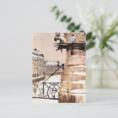 Carte Postale Hiver à Paris par Frits Thaulow (Debout devant)