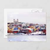 Carte Postale Hiver À St. John's (Devant / Derrière)
