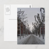 Carte Postale Hiver à Strasbourg (Devant / Derrière)