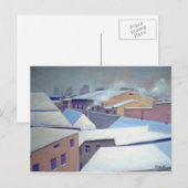 Carte Postale "Hiver à Tallinn " (Devant / Derrière)