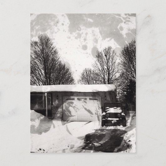 Carte Postale Hiver à Woodstock (Devant)