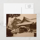 Carte Postale Hiver au Japon (Devant / Derrière)