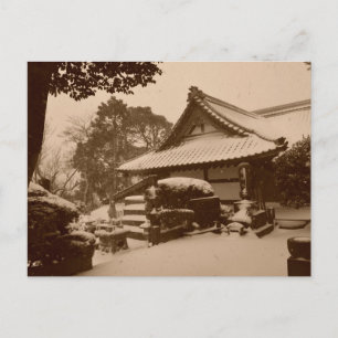 Carte Postale Hiver au Japon