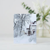 Carte Postale Hiver blanc du Vermont (Debout devant)