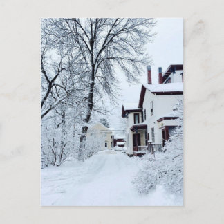 Carte Postale Hiver blanc du Vermont