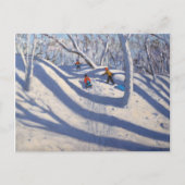 Carte Postale Hiver Bramcote Nottingham 2009 (Devant)