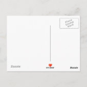 Carte postale Hiver Chickadee. (Dos)