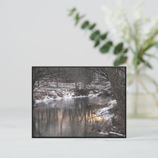 Carte Postale ~ Hiver dans le comté de Lancaster ~ 1 (Debout devant)