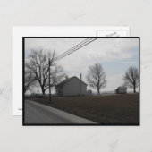 Carte Postale ~ Hiver dans le comté de Lancaster ~ 20 (Devant / Derrière)