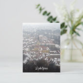 Carte Postale hiver de ljubljana (Debout devant)