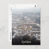 Carte Postale hiver de ljubljana (Devant / Derrière)