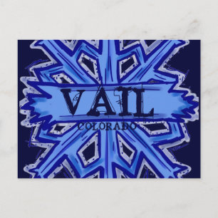 Carte postale hiver de Vail Colorado