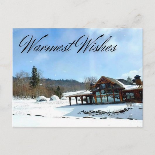 Carte postale hiver des plus chaudes (Devant)