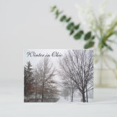 Carte postale HIVER IN OHIO (Debout devant)