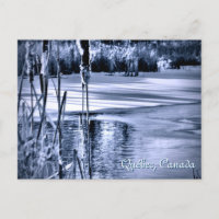 Hiver Neige Bleu Eau de glace Ondes Cattons
