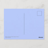 Carte Postale Hiver Neige Bleu Eau de glace Ondes Cattons (Dos)