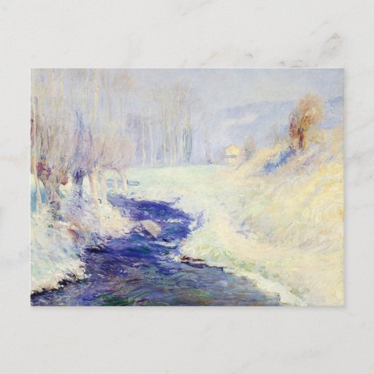 Carte Postale Hiver (par Guy Rose) (Devant)