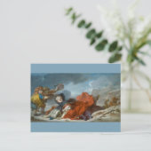 Carte Postale Hiver par Jean-Honore Fragonard (Debout devant)