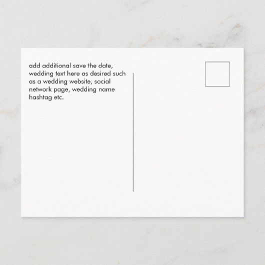 Carte Postale Hiver Red Berries Pine Cones Mariage (Dos)