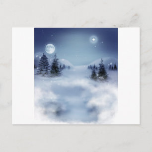 Carte Postale Hiver surréaliste