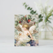 Carte postale hiver vintage (Debout devant)