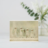 Carte Postale hiver vintage (Debout devant)