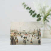 Carte postale hiver vintage (Debout devant)