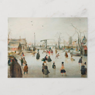 Carte postale hiver vintage