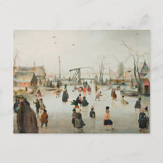 Carte postale hiver vintage (Devant)