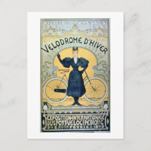 Carte Postale "Hivernal Cycle Racing Track", Exposition internat