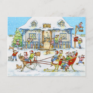 Carte postale hivernale