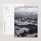 Carte postale hivernale du parc national du Grand  (Devant / Derrière)