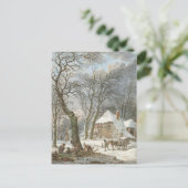 Carte postale hivernale vintage (Debout devant)