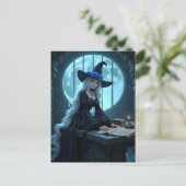 Carte postale Hlloween Gothique Moonlit Anime Witc (Debout devant)