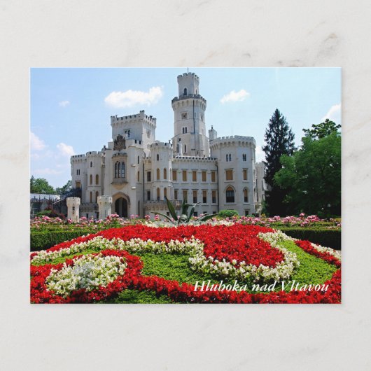 Carte postale Hluboka et Vltavou (Devant)