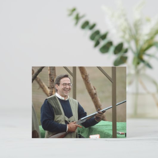 Carte Postale HM King Constantine II de Grèce (Debout devant)