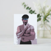 Carte Postale hmmm (Debout devant)