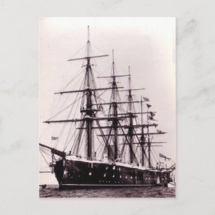 Carte Postale HMS Agincourt 1865