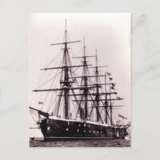 Carte Postale HMS Agincourt 1865