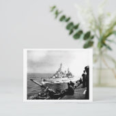 Carte Postale HMS Belfast (Debout devant)