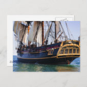 Carte Postale HMS Bounty Tall Ship (Devant / Derrière)