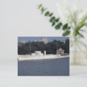 Carte Postale HMS Discovery", Thames River, Londres, Angleterre (Debout devant)