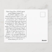 Carte Postale HMS inflexible en fer cuirassé 1876 (Dos)