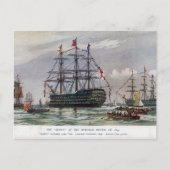 Carte Postale HMS Queen Battleship 1839 (Devant)