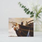 Carte Postale HMS Unicorn (Debout devant)
