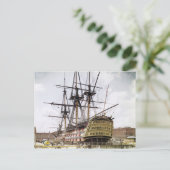 Carte Postale HMS Victory (Debout devant)