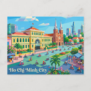 Carte Postale Hô Chi Minh-Ville Viêt Nam