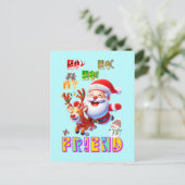 Carte Postale Ho Ho Ho Mon Cher Ami (Debout devant)