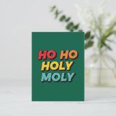Carte Postale Ho Ho Holy Moly Noël (Debout devant)