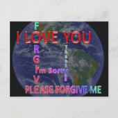 Carte Postale Ho' oponopono Earth (Devant)